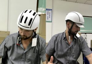 visits helmet factory