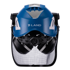Logging safety helmet